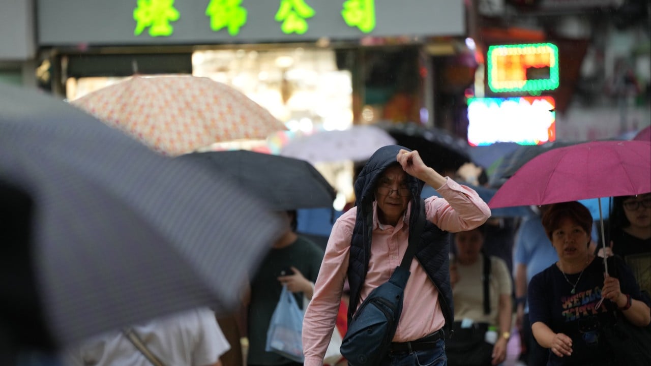 Hong Kong thunderstorm warning for Sunday and Monday nights as 10 straight days of rain predicted