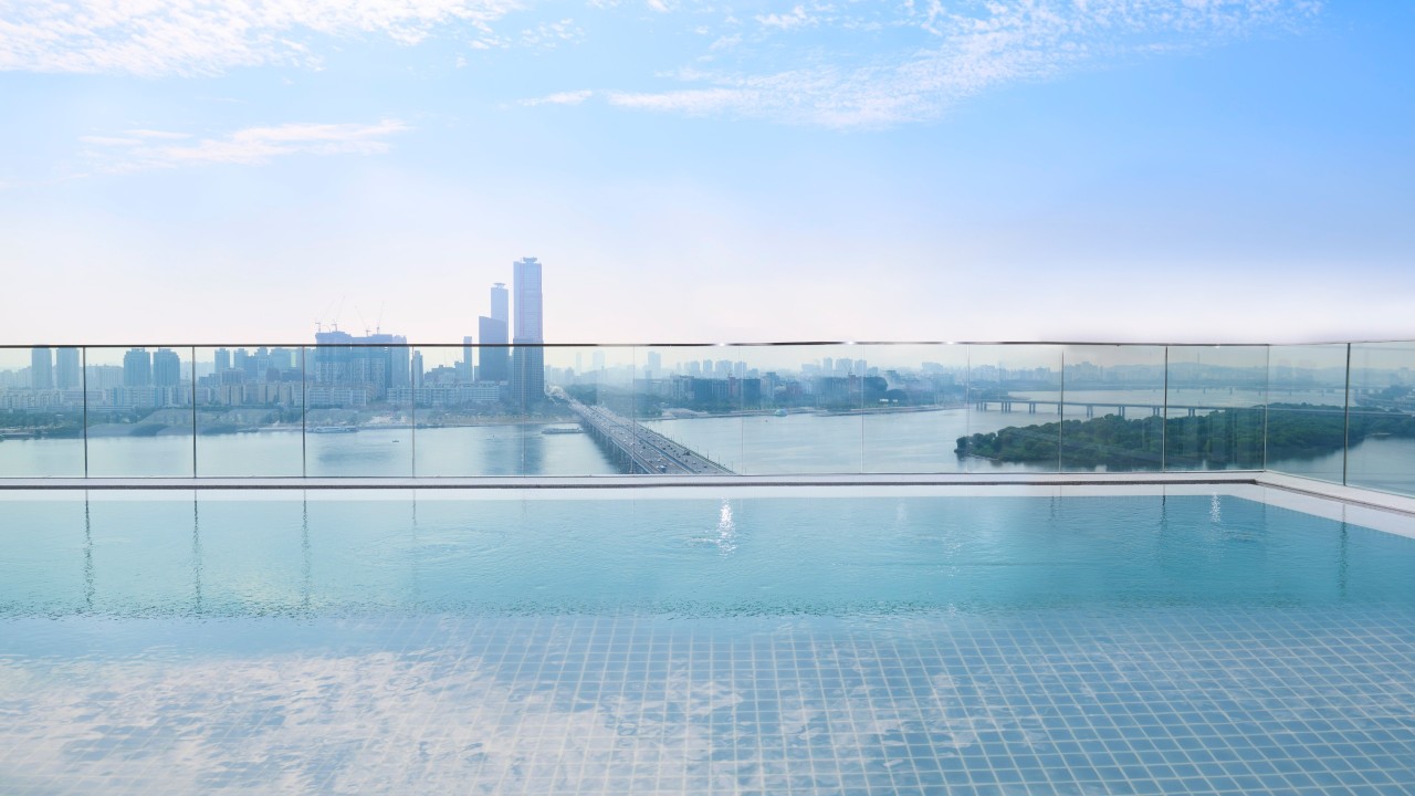 Where to stay in Seoul’s Mapo district: Hotel Naru Seoul takes inspiration from the artists and poets who once flocked to the area, and boasts a rooftop infinity pool and incredible Han River views