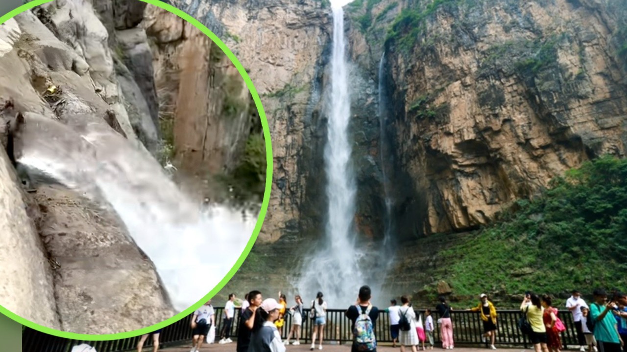 Video exposes ‘natural’ China wonder waterfall as partially man-made with pipes
