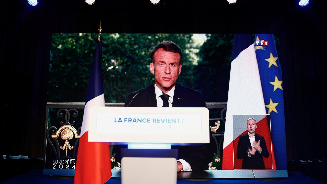 Macron calls shock French elections after EU defeat by Marine Le Pen’s far-right party
