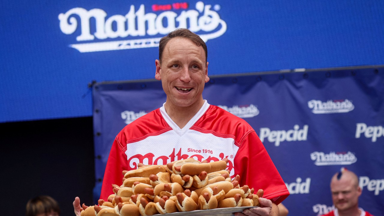 Meet champion hot-dog eater Joey Chestnut, starring on Netflix soon: he’s banned from the Nathan’s contest in NYC, but is set to compete against Japan’s Takeru Kobayashi in a live event