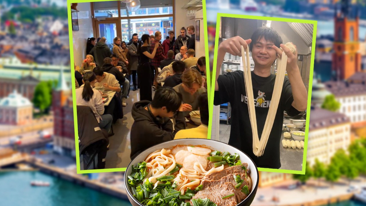 China businessman bowls over Sweden with hometown beef ramen noodles, earns US$140,000 a month