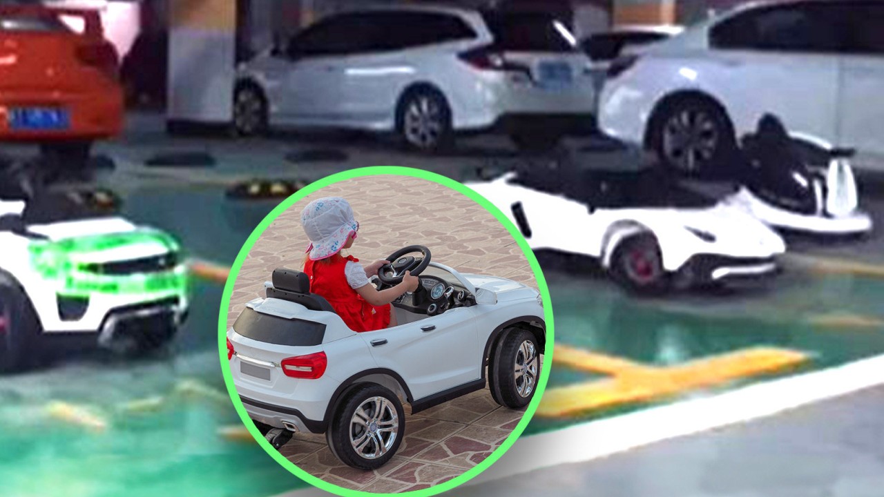 Man in China fills parking spaces with son’s expensive toy cars, security guards trash them