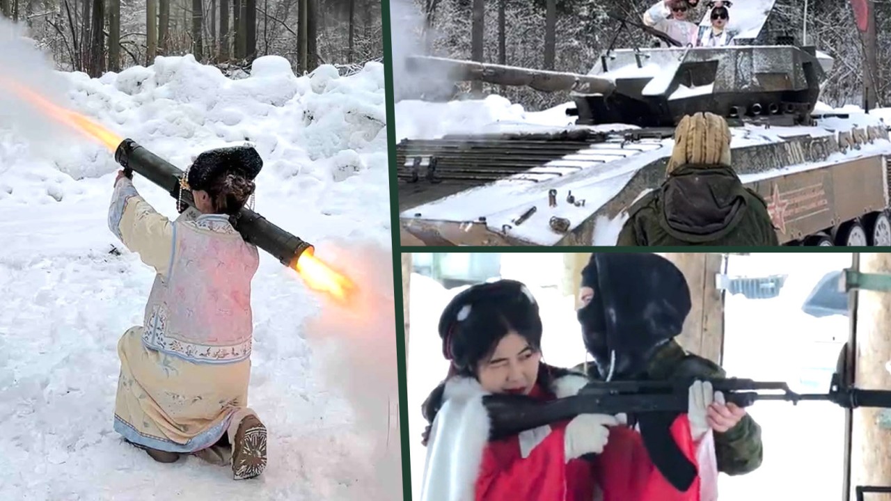 Tanks for the memories: China youth let off steam with Russia war game holidays