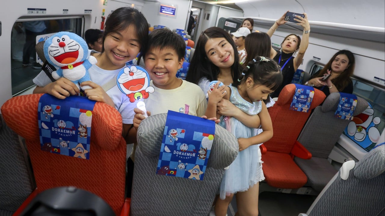 Doraemon on board: Hong Kong’s high-speed rail gets manga makeover