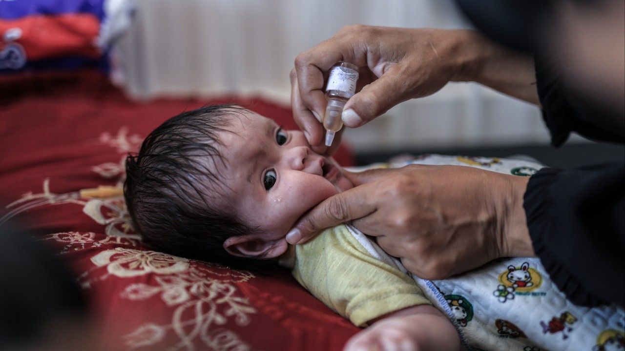 UN begin Gaza polio vaccine campaign as strikes continue and West Bank remains on edge | South China Morning Post