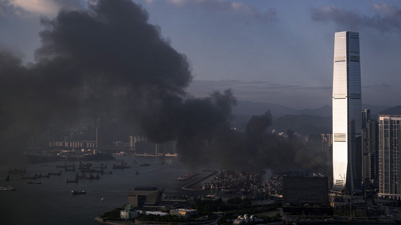 Fire at Hong Kong cargo area put out after burning for 14 hours