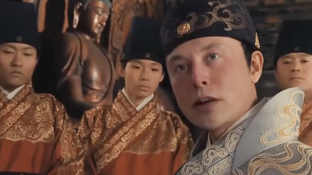 AI Elon Musk as Ming dynasty official goes viral for explaining DOGE efficiency with kung fu
