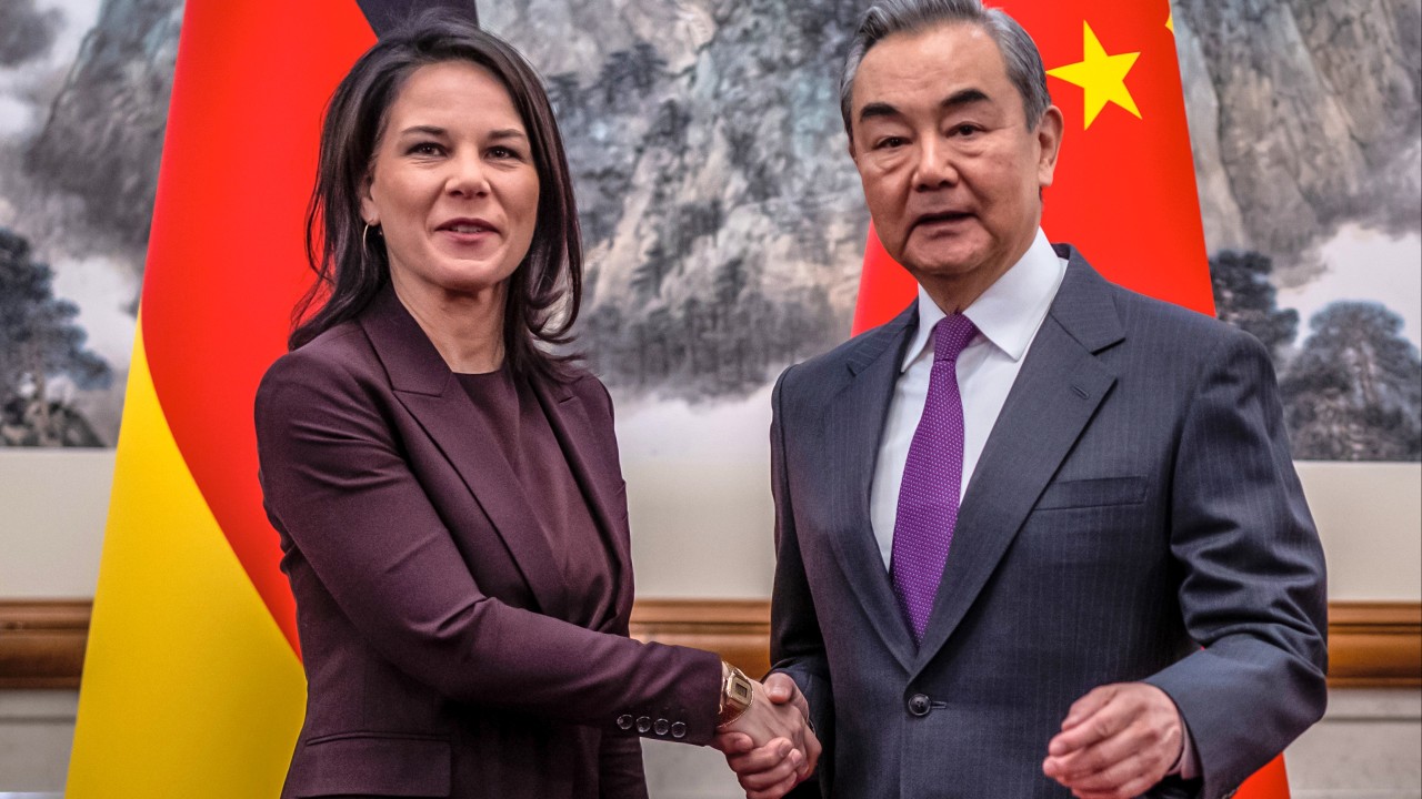 ‘Chinese support for Russia’ hitting ties, German Foreign Minister Baerbock tells Wang Yi