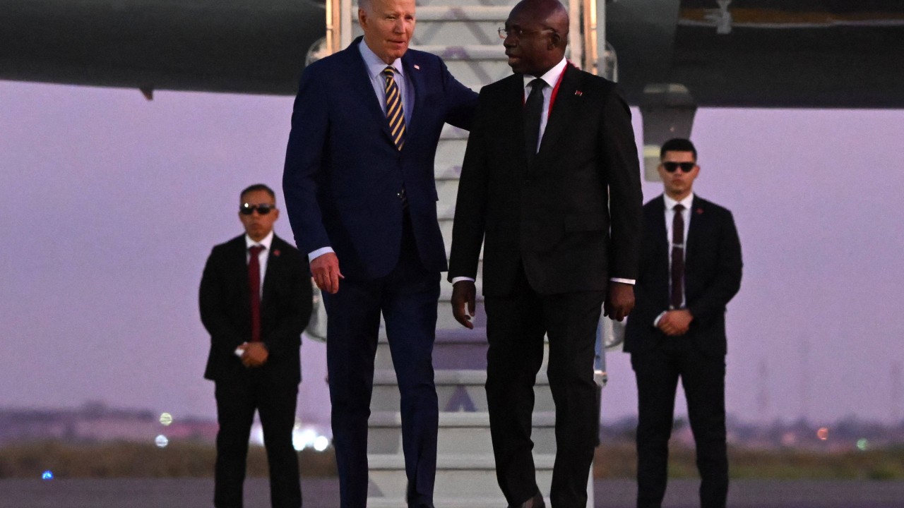 Biden arrives in Angola for his long-awaited, first presidential sub-Saharan Africa visit