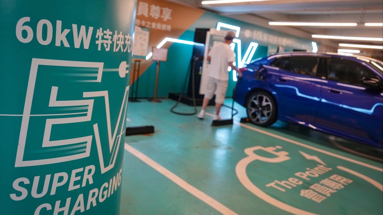 Hong Kong set to ease electric vehicle rules to allow use of mobiles for parking