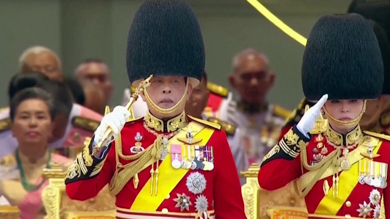 Thai army holds first Trooping the Colour parade in 16 years for king’s birthday