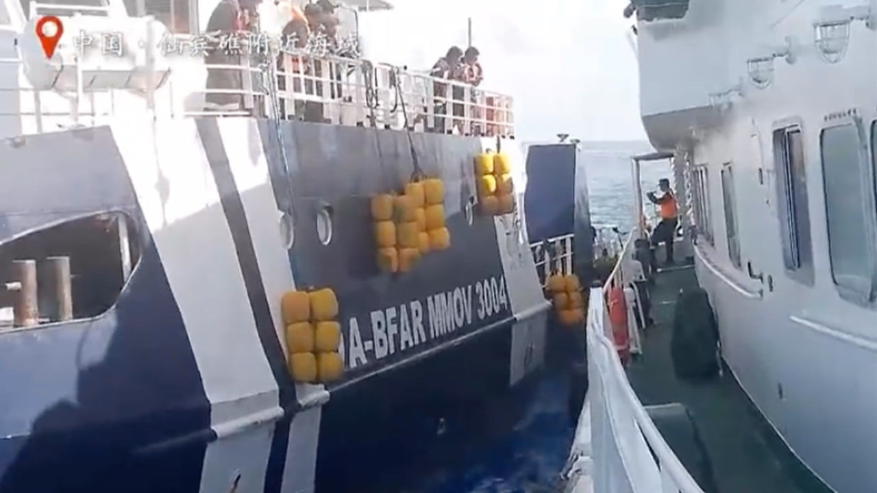 Chinese coastguard takes aim again at Philippines over South China Sea shoal clashes