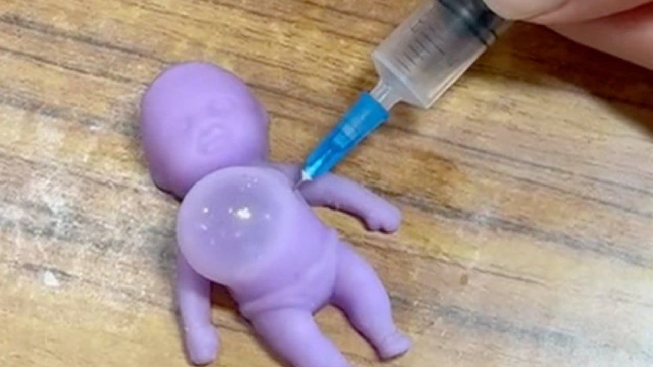 Hong Kong customs warns parents about inflatable toy with syringe