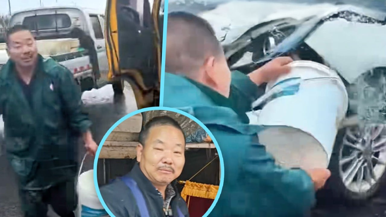 China seafood vendor praised for putting out car blaze, losing pricey marine products in effort