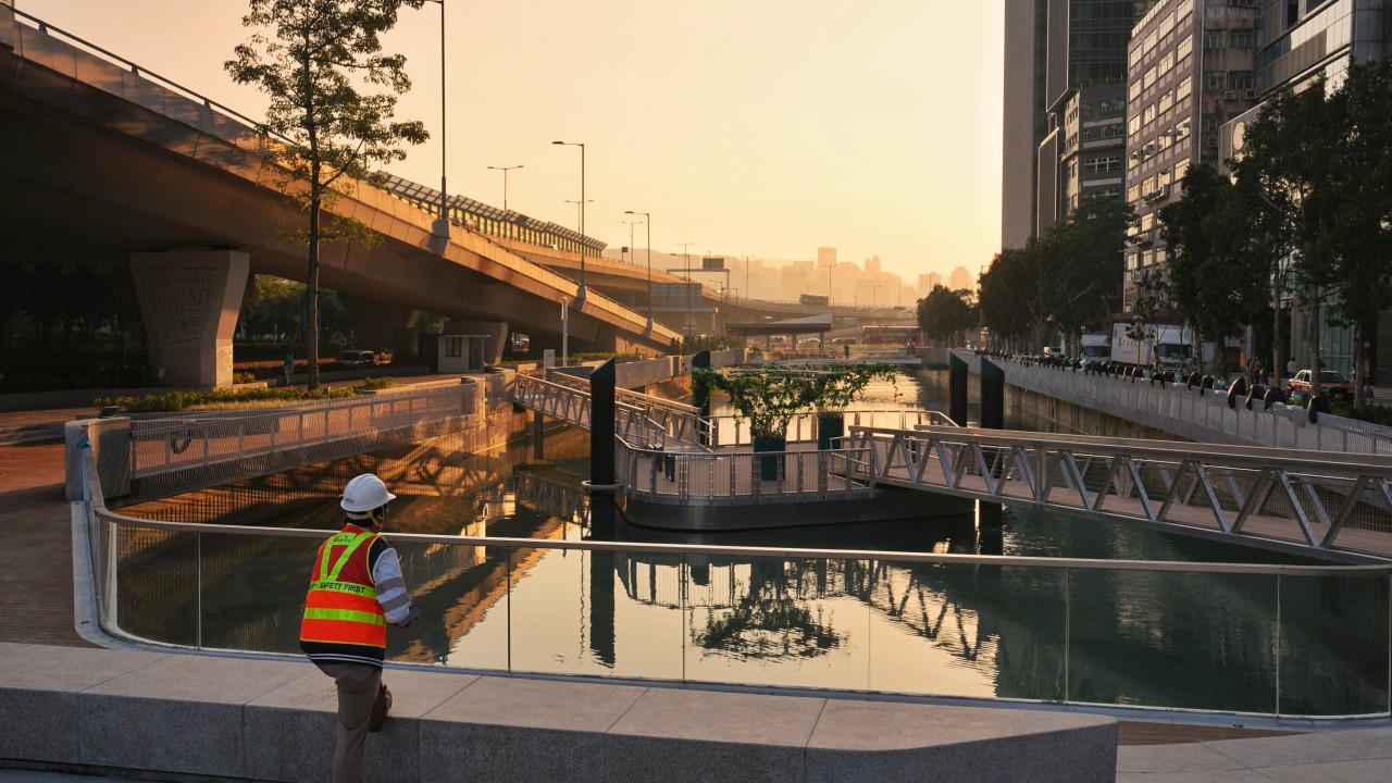How HK$1.34 billion transformed drab, musty nullah into smart river in Hong Kong