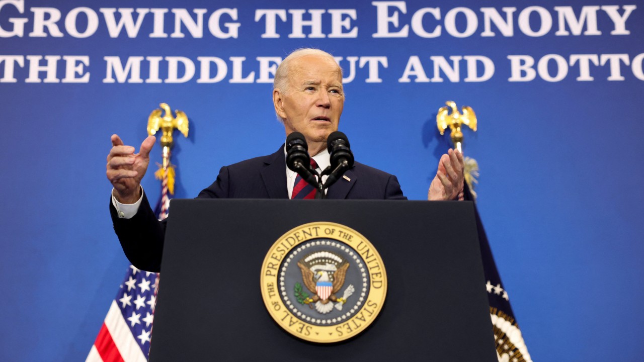 Biden touts his economic legacy and calls Trump’s planned tariffs a ‘major mistake’