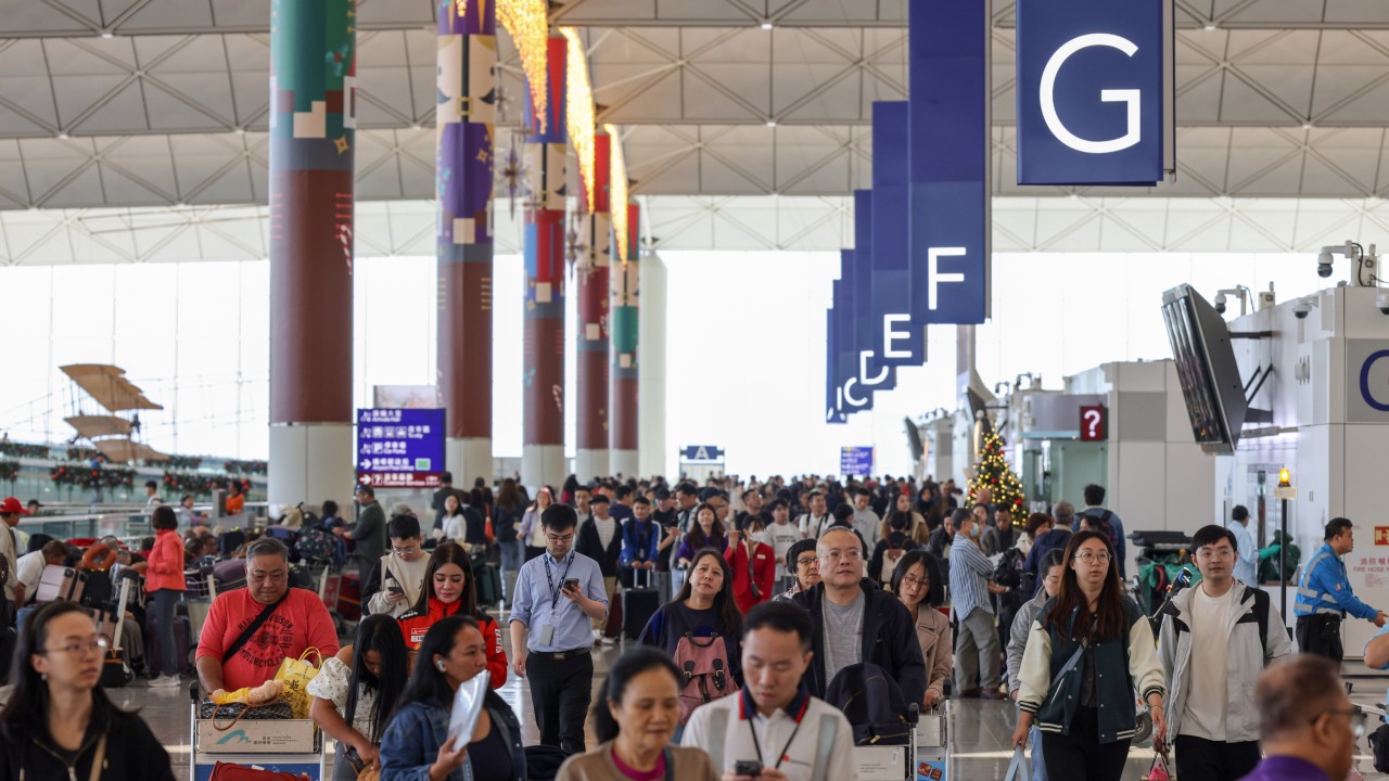 Hong Kong airport expects daily travellers over Christmas to hit pre-Covid mark
