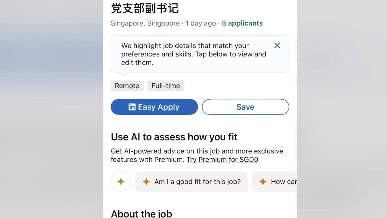 Singapore warns about meddling over supposed Communist Youth League of China-linked ads