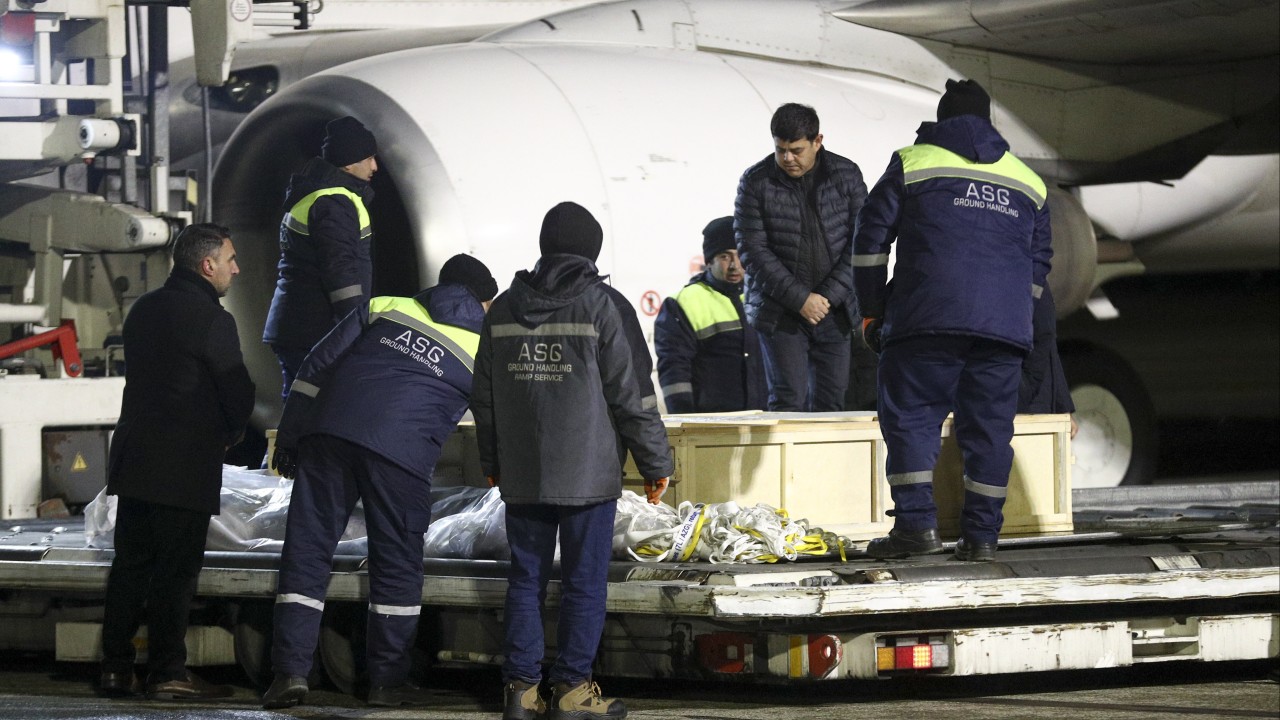 Azerbaijan’s president demands Russia admits to shooting at plane before crash