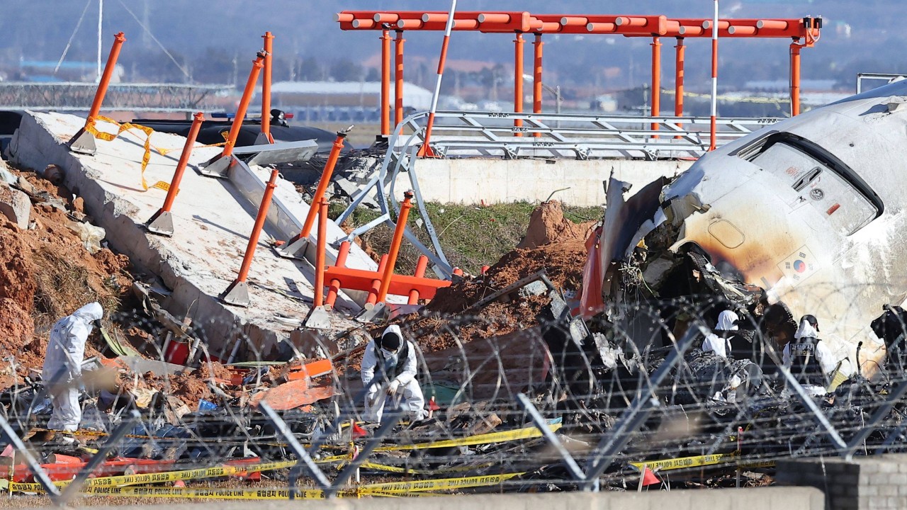 South Korea’s Jeju Air crash: calls for removal of runway wall, as scrutiny intensifies