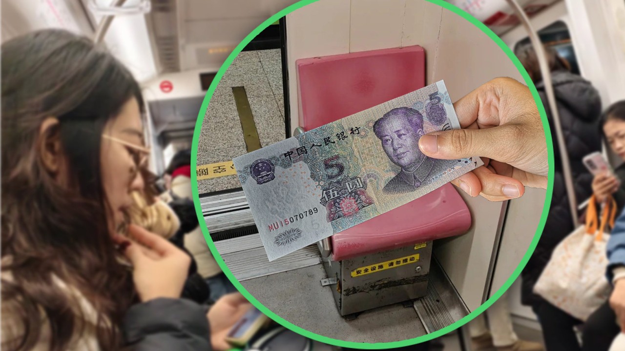 China subway scalper detained over 70 US cents seat-saving scheme during rush hours