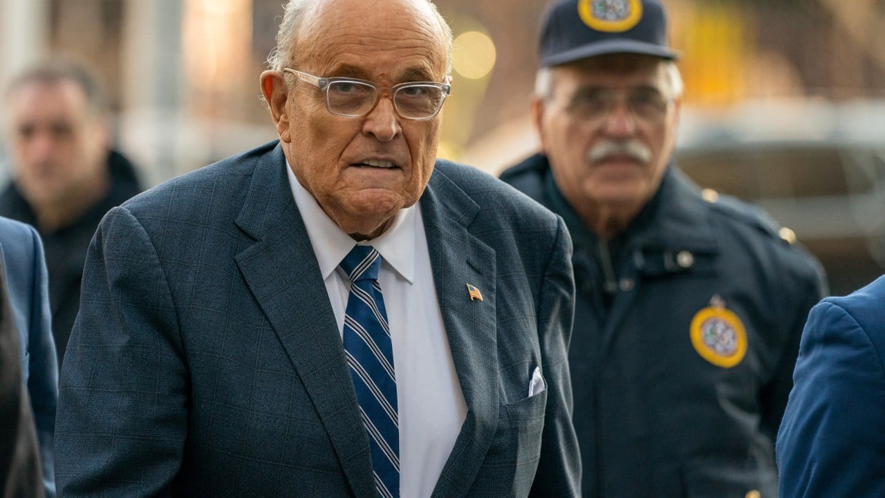 Rudy Giuliani in court as lawyers for election workers pursue US$148 million judgment