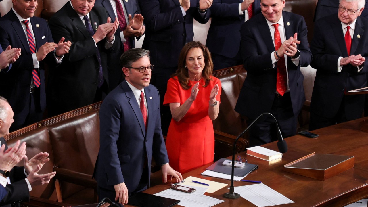 Mike Johnson elected speaker of US House as Trump’s Republicans unite behind him