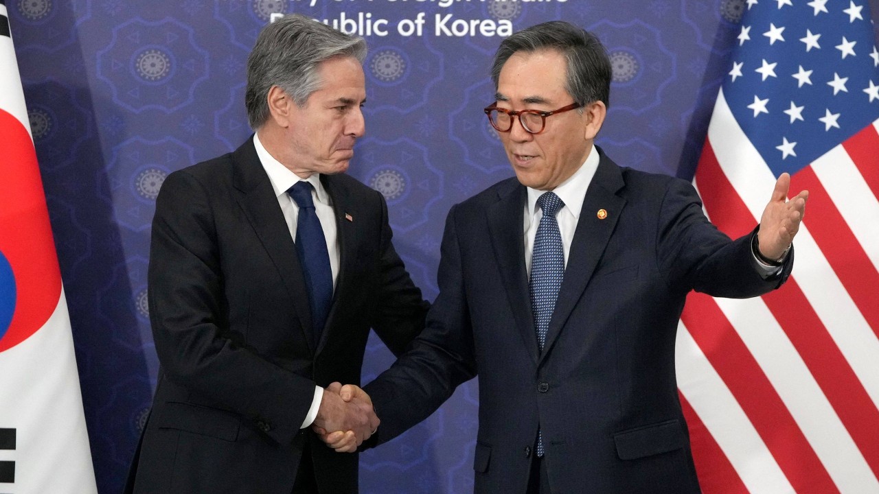 North Korea launches missile as Blinken pays final visit to Seoul