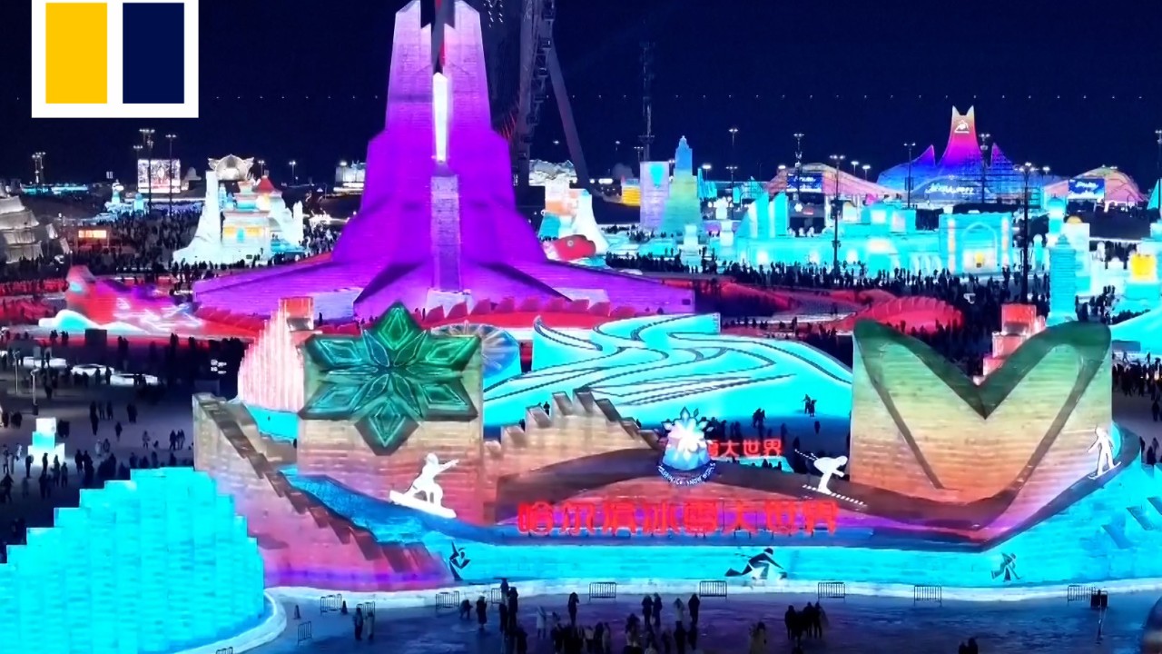 China’s Harbin winter festival opens with record-breaking ice and snow display