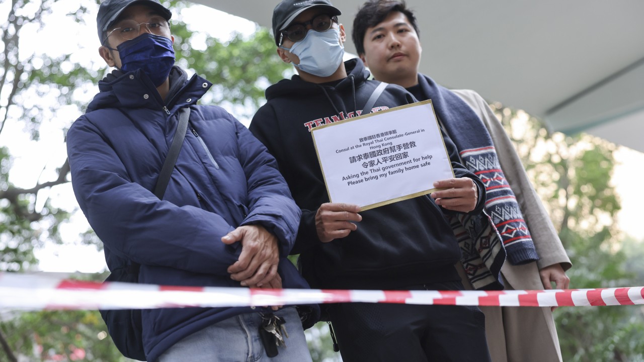 Families of 6 Hongkongers held in Myanmar ask government to seek Beijing’s help
