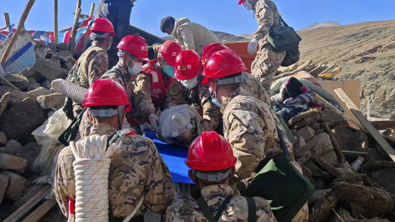 Tibet earthquake: race against time as rescuers battle cold, altitude to find survivors