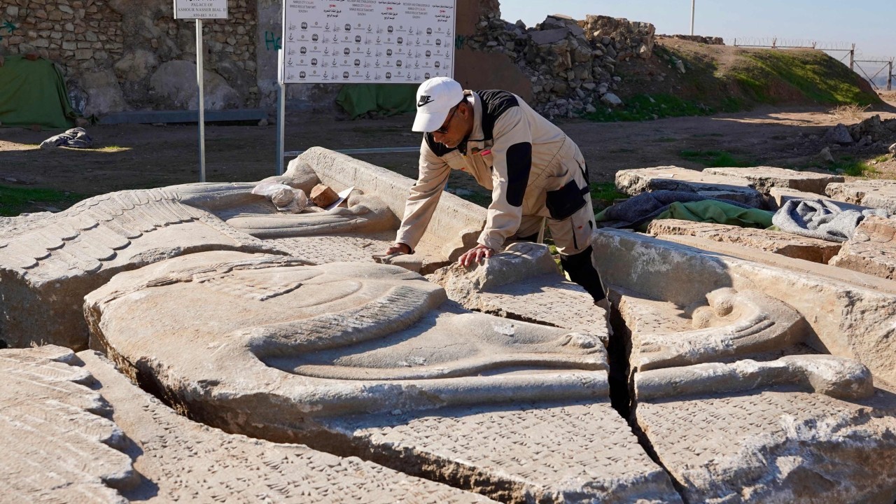 Destroyed by Islamic State fighters, Iraq’s ancient Nimrud site is becoming whole again