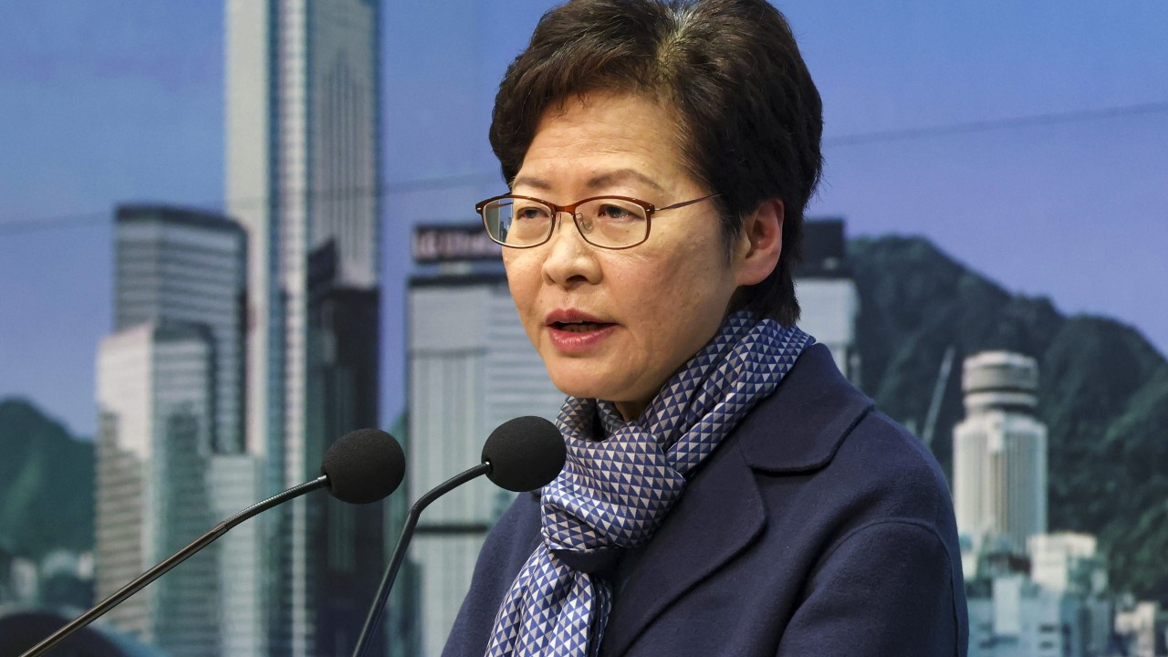 Former Hong Kong leader Carrie Lam’s office moving to government premises