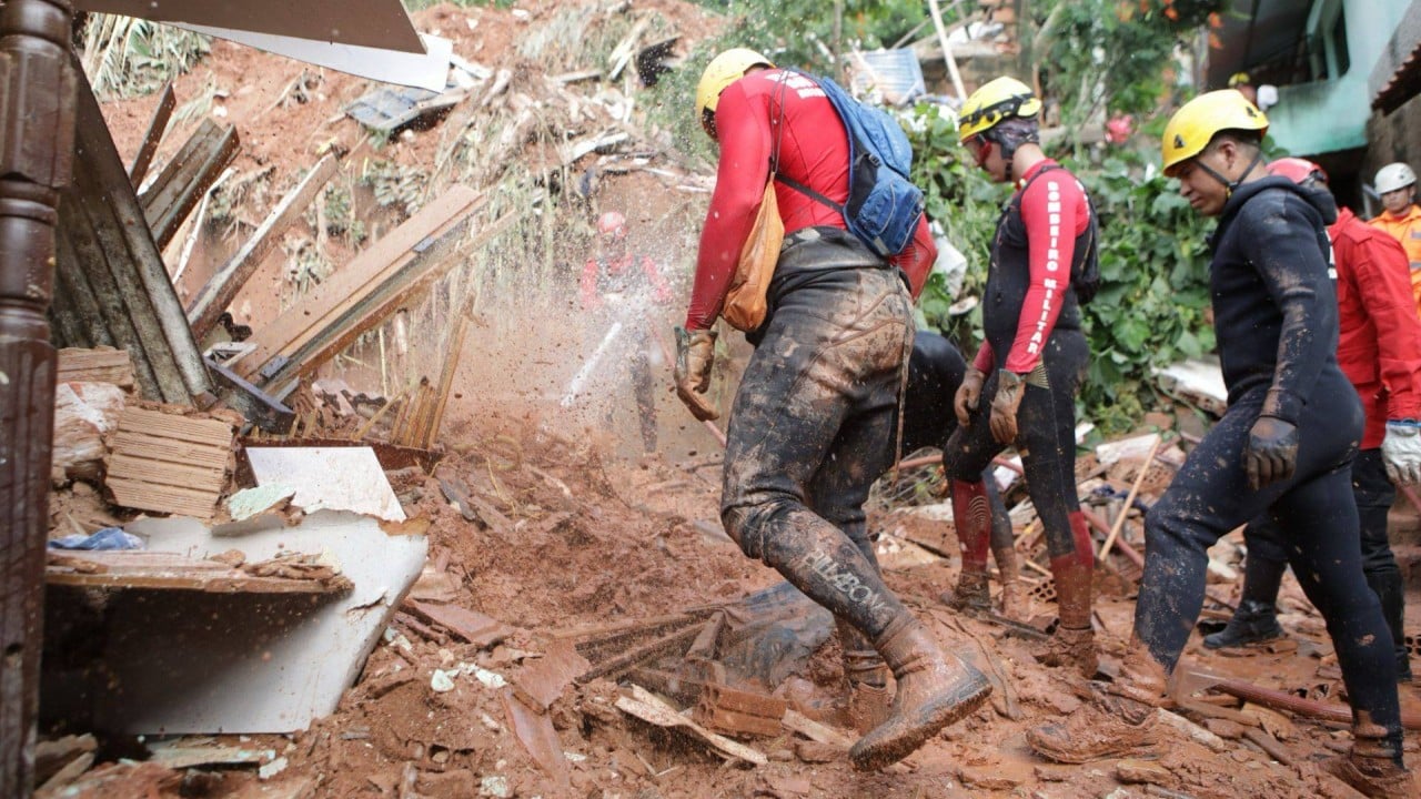 At least 10 dead in Brazil landslides caused by torrential rain