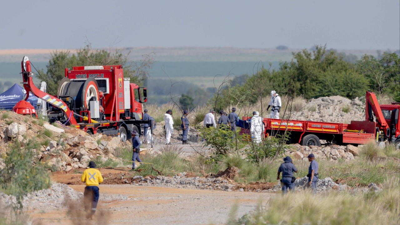 At least 100 illegal miners dead after being trapped for months in South Africa mine: group