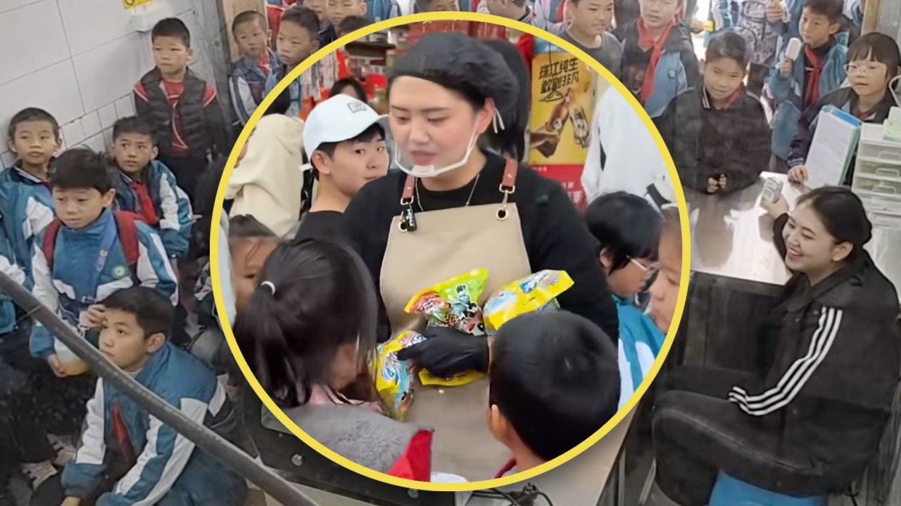 China shop becomes favourite for hundreds of students who flock there to watch TV for free