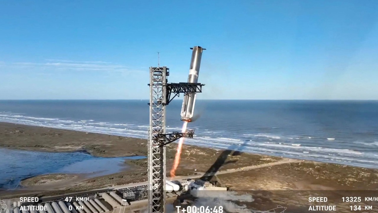 SpaceX repeats stunning ‘chopsticks’ catch, but Starship spacecraft destroyed