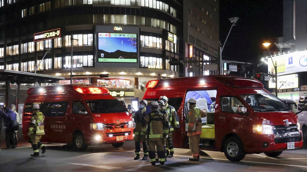 3 people stabbed near central Japan station, 1 dead