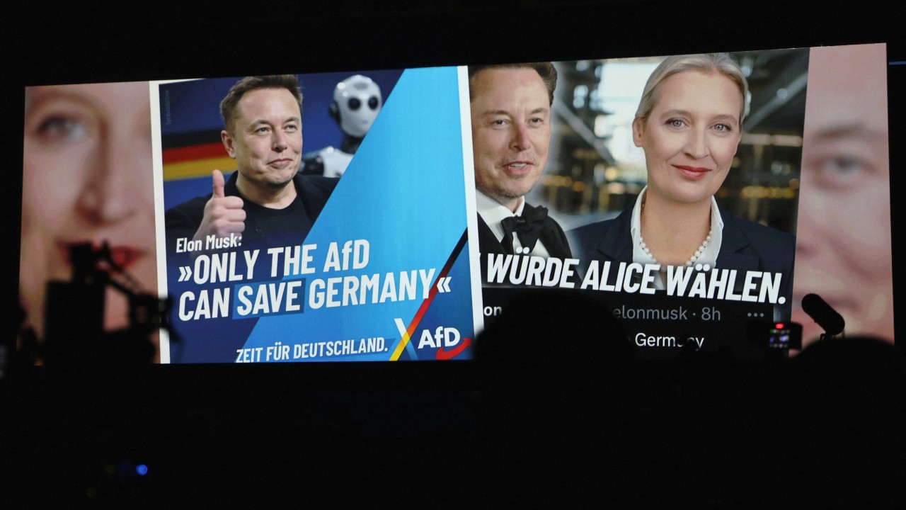 Anti-far-right protests held in Germany as Musk endorses AfD