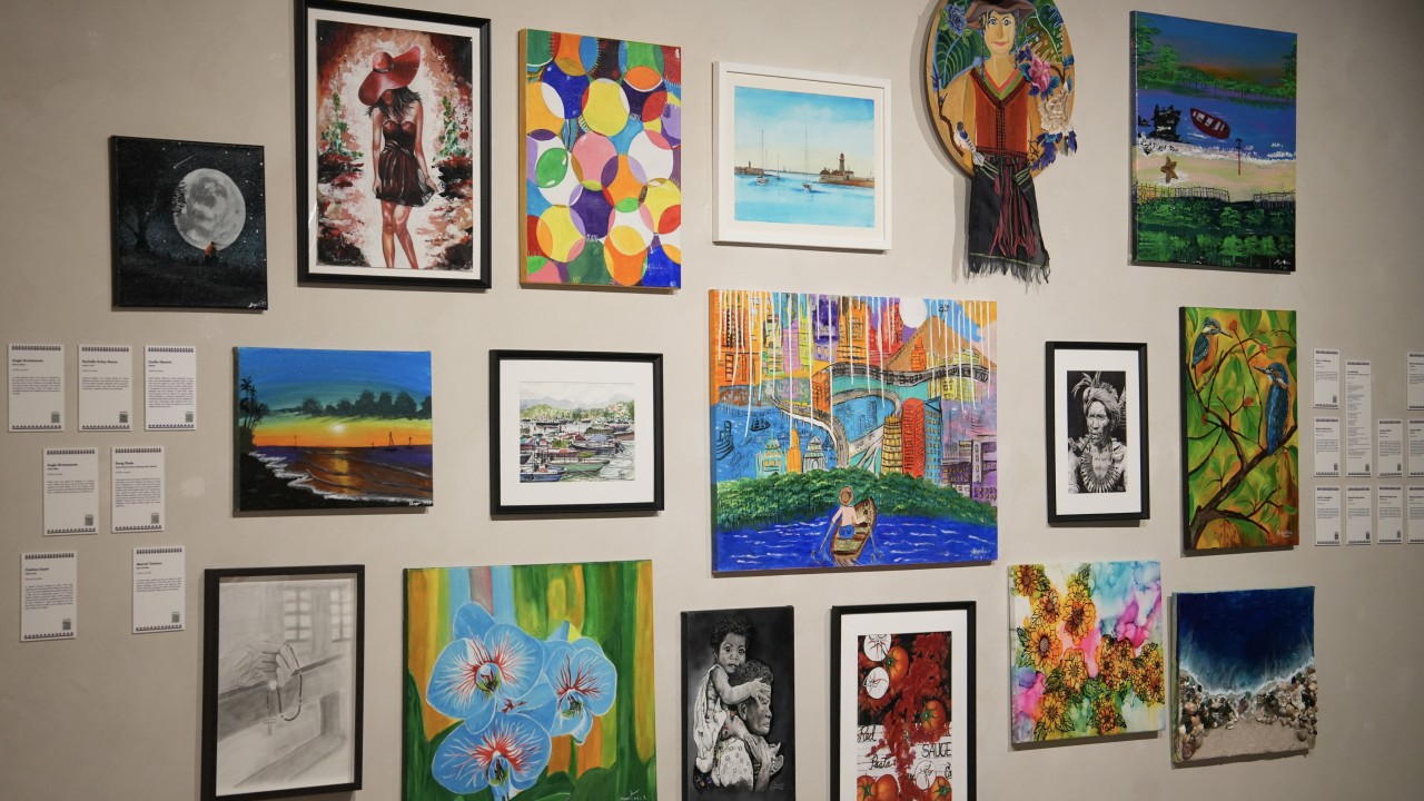 Charity art auction for Bethune House, a refuge that helps Hong Kong domestic helpers