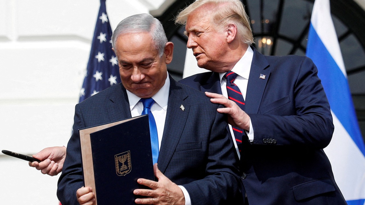 Israel PM Netanyahu gives golden pager to Trump