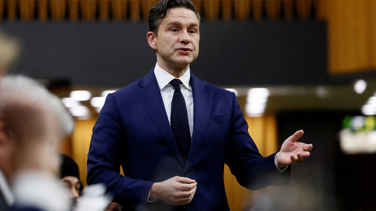 Canada’s opposition chief says he will slash foreign aid to build Arctic military base