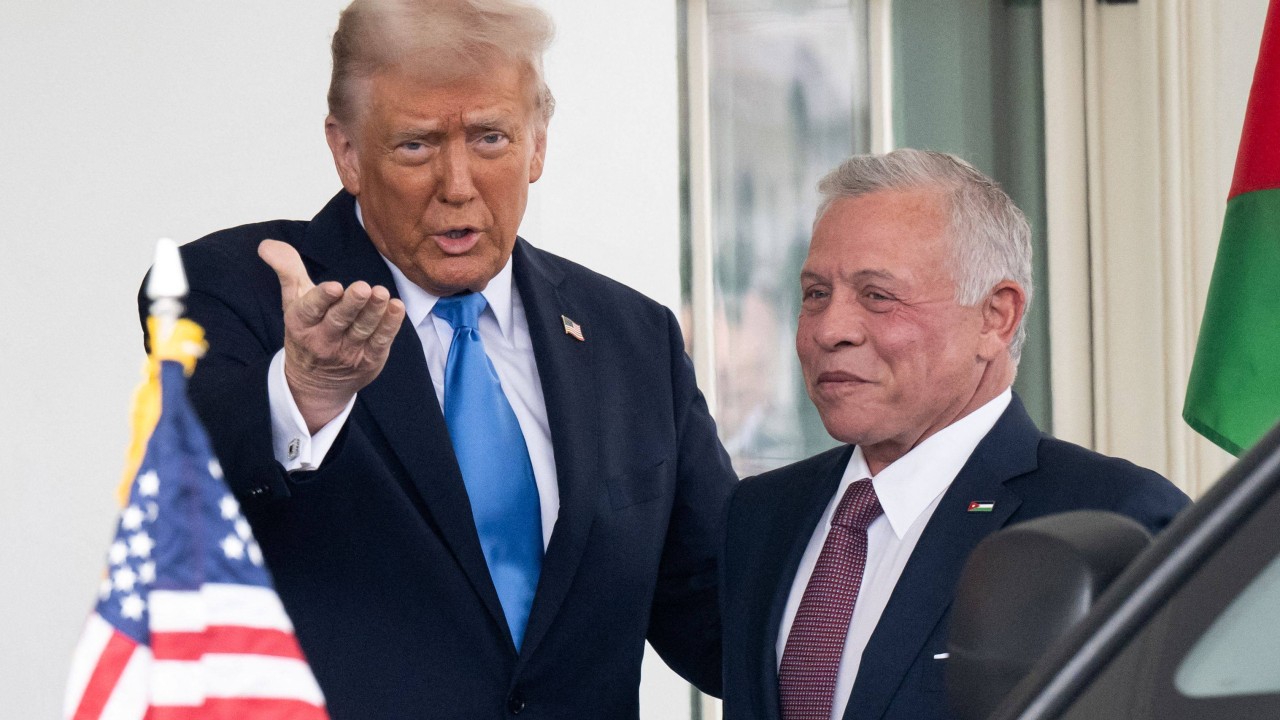 Trump signals he won’t budge on Gaza takeover plan as he meets Jordan’s king