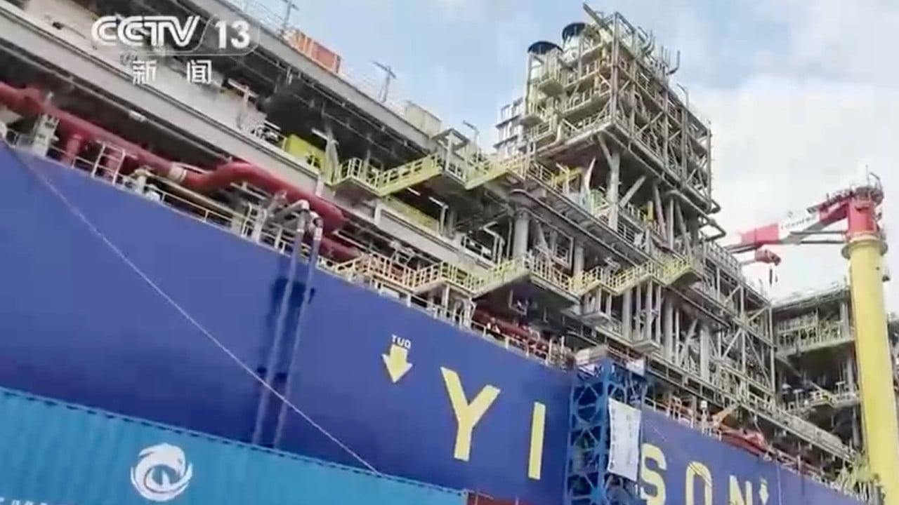 China unveils world’s first oil production ship with carbon capture facilities