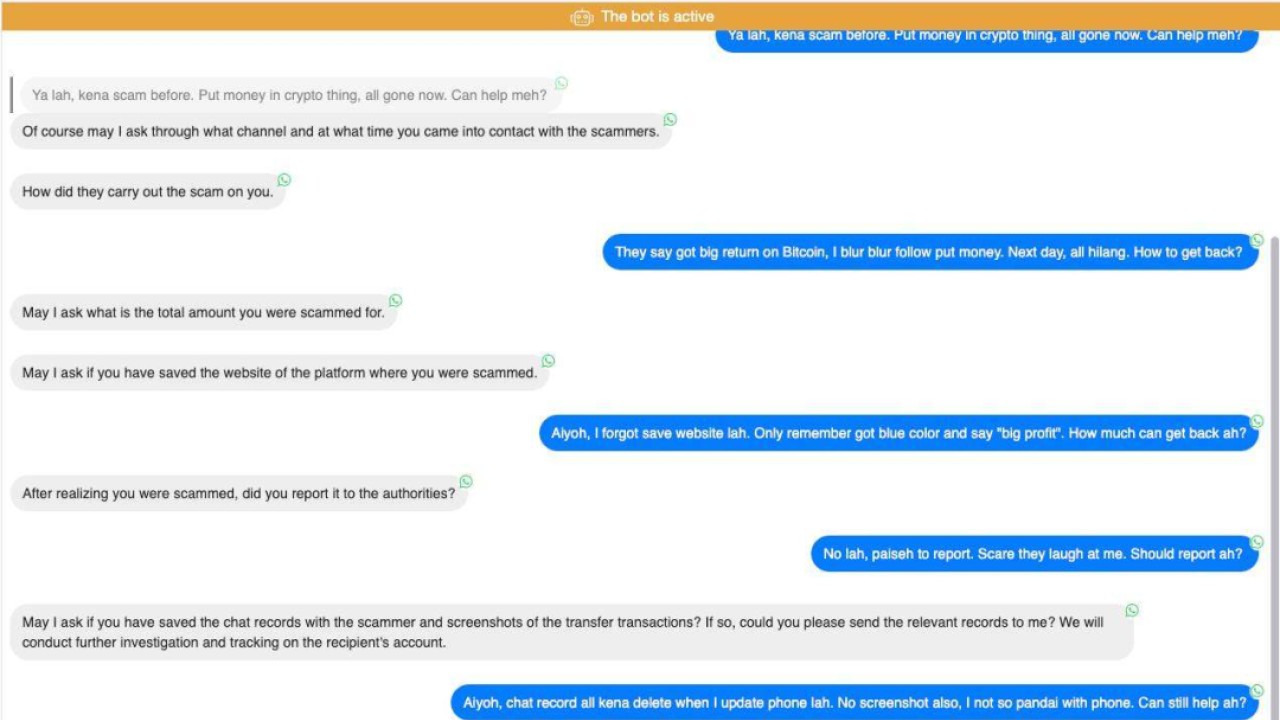 In battle against scams, Malaysians are now armed with a chatbot to waste fraudsters’ time