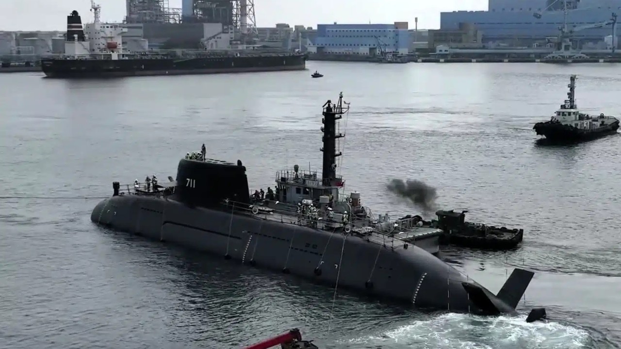 First Taiwan-made submarine Hai Kun on track for April sea trials, defence ministry says