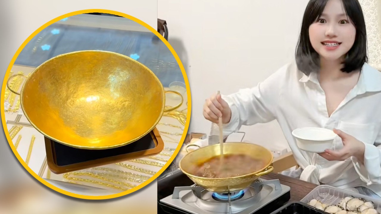 This gold hotpot costs US$97,000, but does it make food taste better?