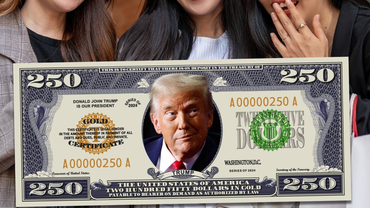US plan to put Trump on $250 bill tickles China as number means ‘stubborn idiot’ in slang