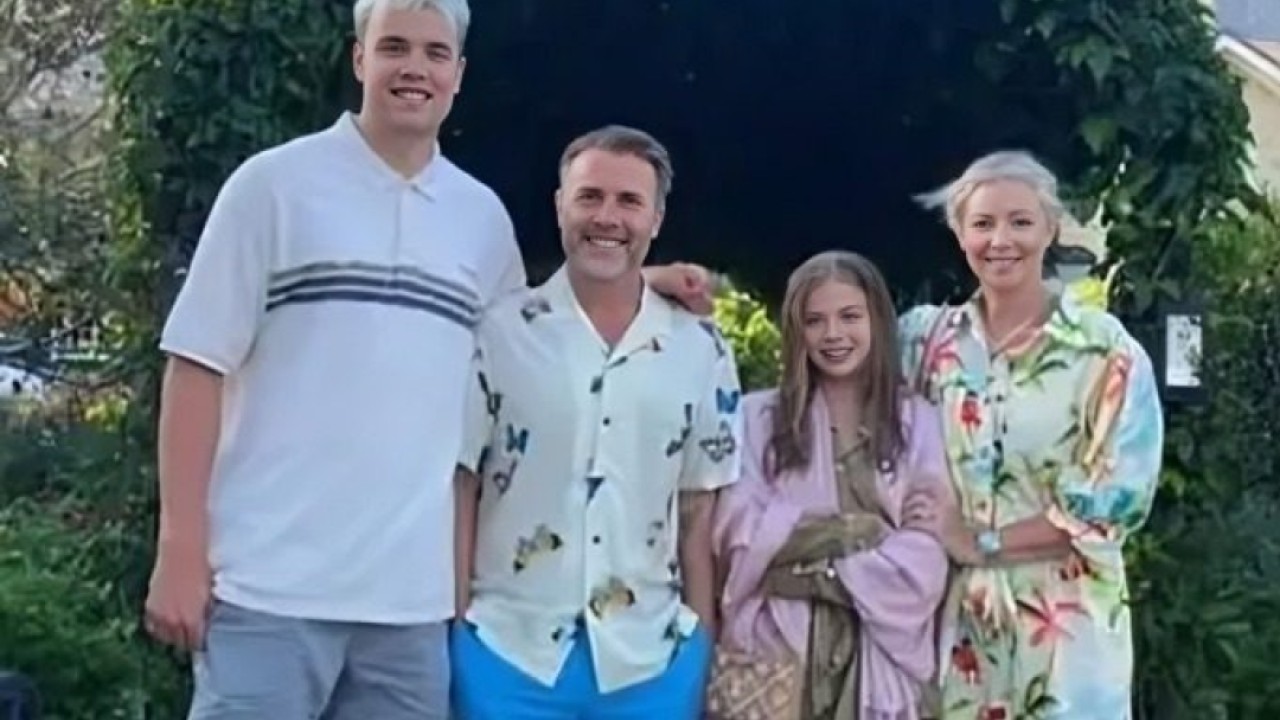Meet Gary Barlow’s daughters and his giant son: so far they have shunned the limelight in pursuit of academic study and fitness – and firstborn Dan fully looms over his famous dad
